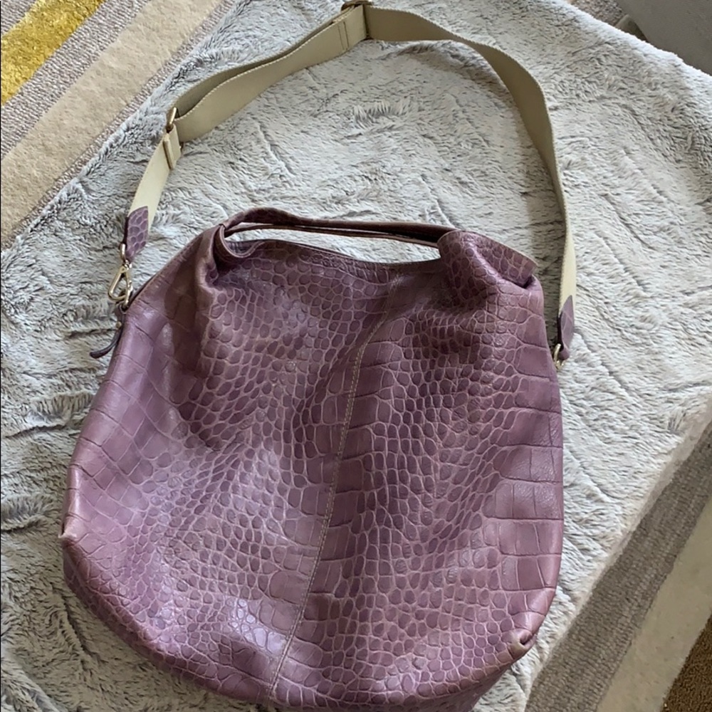 Furla purple leather purse